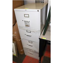 DENTED HON 4 DRAWER FILING CABINET