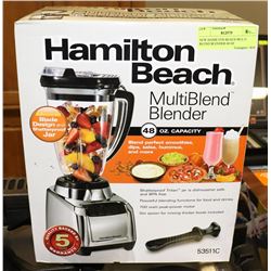 NEW HAMILTON BEACH MULTI BLEND BLENDER 48 OZ