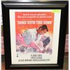 Image 1 : FRAMED GONE WITH THE WIND MOVIE POSTER.