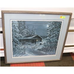 WORKING TOGETHER FRAMED PRINT