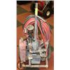 Image 1 : KRAFT TEXTURE MACHINE WITH HOPPER AND HOSES.