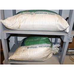 LOT OF 2- 50LB BAGS OF GRASS SEED