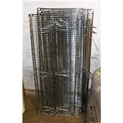 LOT OF 6 METRO RACK SHELVES ONLY