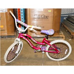 GIRLS BICYCLE PINK AND PURPLE 19"