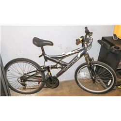 ARASHI DUEL SUSPENSION 21 SPEED MOUNTAIN BIKE W/