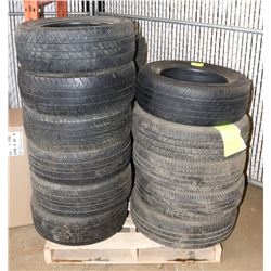 5 SETS OF 4 TIRES- P185/65 R14,  P215/60 R16,