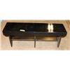 Image 1 : UNCLAIMED MERCHANDISE HALL BENCH 48X13X18"H