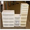 Image 1 : LOT OF 3 PLASTIC STORAGE UNITS