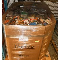 PALLET OF MIXED MEDIA-1000'S OF ITEMS.