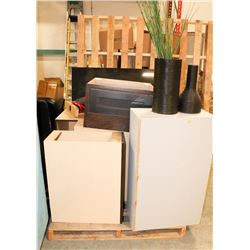 PALLET OF ASSORTED CABINETS