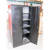 Image 1 : BLACK 2 DOOR OFFICE CABINET