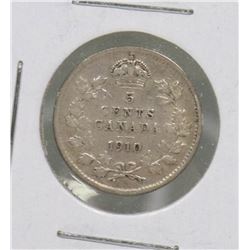 1910 EDWARD VII 5 CENT