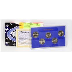 2002 US STATE QUARTER SET.