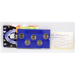 2001 US STATE QUARTER SET.