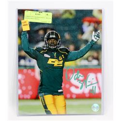 EDMONTON ESKIMOS ODELL WILLIS SIGNED 8X10 PHOTO