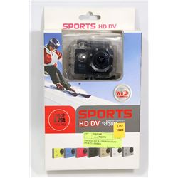UNUSED  HD WATER RESISTANT  SPORTS CAMERA
