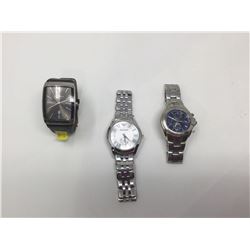 PerryEllis, EmporioArmani and Skagen Wrist Watches Lot of 3
