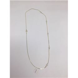 14kt G.P Ladies Perl Necklace