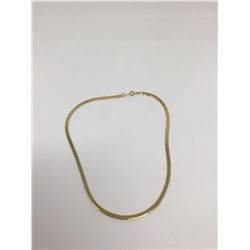 14kt G.P Herringbone Necklace