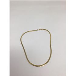 14kt G.P Herringbone Necklace