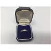 Image 1 : Ladies 10 karat white gold with .20 carat solitaire diamond