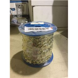 Ben-Mor Hobby Chain #250 Twist, Brass Plated 33'