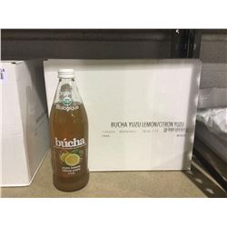Case of Bucha Yuzu Lemon Citron Kombucha Tea (12 x 473mL)