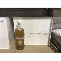 Case of Bucha Yuzu Lemon Citron Kombucha Tea (12 x 473mL)