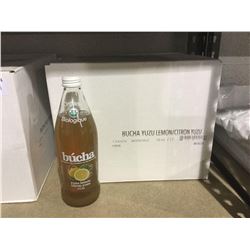 Case of Bucha Yuzu Lemon Citron Kombucha Tea (12 x 473mL)