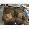 Image 2 : NEW Love Seat, Sofa Set w/ Throw Pillows Lot of 2