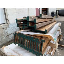 Pallet Lot of 22 10 ft trusses