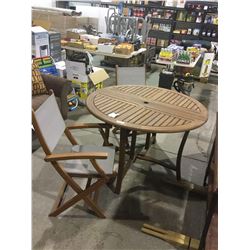 Kingsbury 3-Piece Wooden Bistro Set