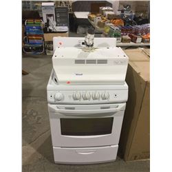 GE Apartment size 4 burner range