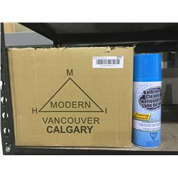 Case lot of 12 x 368g foaming bathroom cleaner