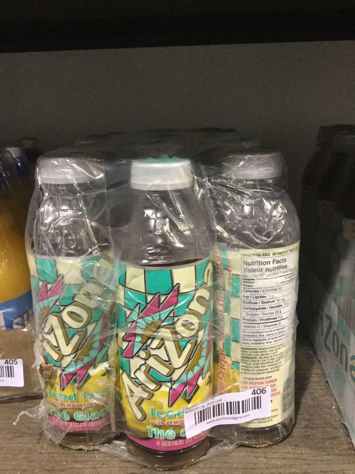 Case 12 x 600ml arizona ice tea