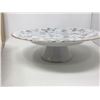 Image 2 : Porcelain Pedestal Cake Plate