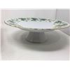 Image 2 : Porcelain Pedestal Cake Plate