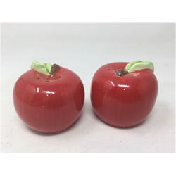 Glass Apple Salt & Pepper Shakers