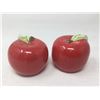 Image 1 : Glass Apple Salt & Pepper Shakers