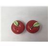 Image 2 : Glass Apple Salt & Pepper Shakers