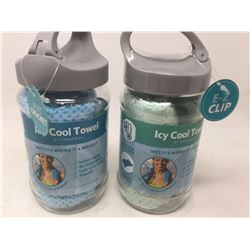 Lot of 2 Icy Cool Towels (Colours May Vary)