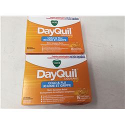 Lot of DayQuil Cold & Flu LiquiCaps (2 x 16)