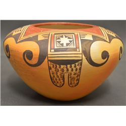 HOPI INDIAN POTTERY BOWL (ELVA NAMPEYO)