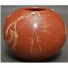 Image 1 : SANTA CLARA INDIAN POTTERY JAR (GARCIA, GLORIA "GOLDEN ROD")