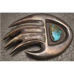 NAVAJO INDIAN BUCKLE (M FLOWER)