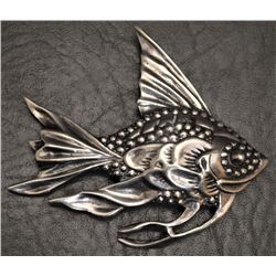 STERLING SILVER FISH PENDENT