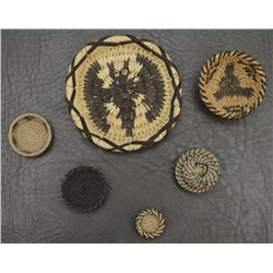 COLLECTION OF PAPAGO INDIAN BASKETS