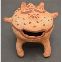 MOHAVE INDIAN POTTERY FROG