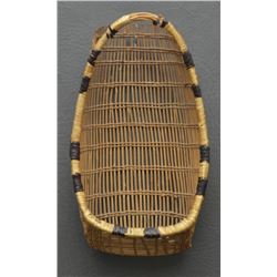 HUPA INDIAN BASKETRY DOLL CRADLE