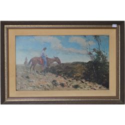 WESTERN PAINTING ( HERBERT HERGET)